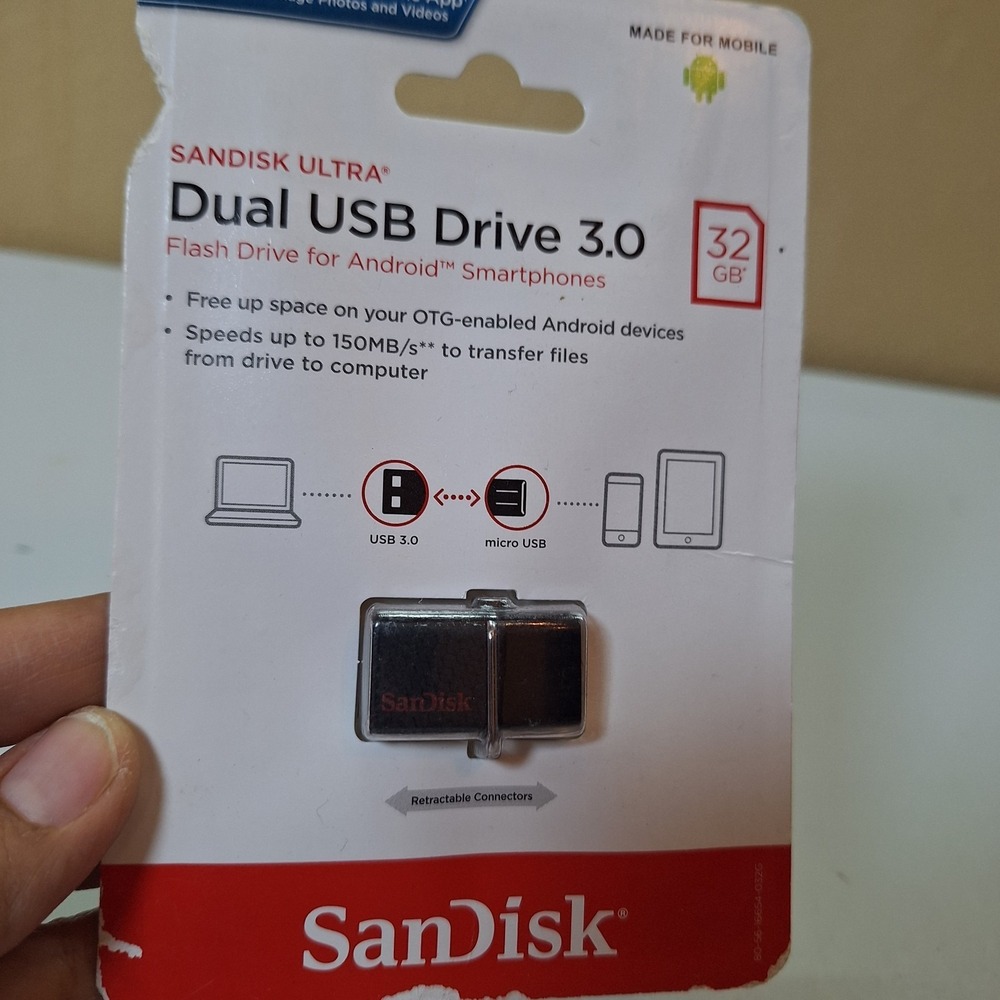 SanDisk Ultra Dual USB Drive 3.0 32GB OTG Flash Drive Android Micro USB